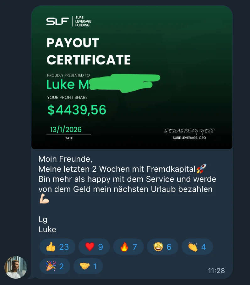 Payout Certificate $4439